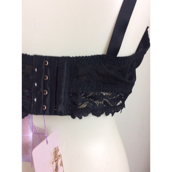 Savage x Fenty Lingerie Bra Lace Trim Swiss Dot Sheer - Picture 10 of 11